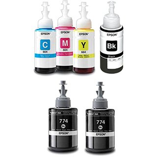 Epson T6641 set  T7741 2 pcs extra Multicolor Ink Pack of 6 offer