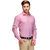 Koolpals Men's Pink Solid Regular Fit Formal Shirt