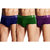 Pack Of 3 Helina Multicolor Brief For Men