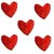 Red Heart Cushion - Pack Of 5