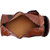 Fashion 7 Antique Brown Leatherite Gym Bag