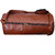 Fashion 7 Antique Brown Leatherite Gym Bag