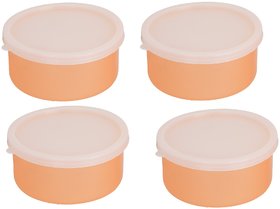Combo Pack of 2 orange Plastic Container