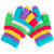 Stylish Wollen Strip Gloves For Women GS-202