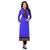 SUMMER Special Blue color indo cotton semi stiched kurti by Omstar Fashion