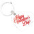Fashion bit Heart Shape Key chain