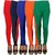 (PACK OF 5) INDIAN CHURIDAAR LEGGINGS - Mix colors - FREE SIZE