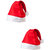 Christmas Pack of 2 Red Santa Cap