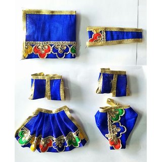 Buy Designer Poshak For Radha Krishna Set / Poshak For Radha Krishna ...