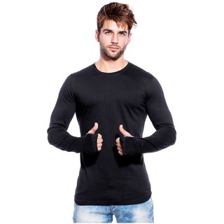 mens slim fit long sleeve t shirts