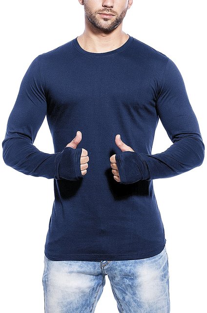 mens slim fit long sleeve t shirts