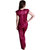 Senslife women satin nightwear night suit top and pajama set SL020