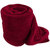Azaani Solid Fleece AC Bright Red Single Bed Blanket