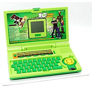 BEN 10 - English Learner Laptop For Kids Green