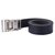 Fashno Black Adjustable Leatherite Belt (Length-48 inch)(Size-Free Size)