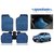 Speedwav Odourless Car Floor/Foot Mats 5 Pcs Set BLUE - Maruti New Alto 800