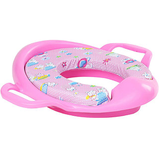 Buy Cushioned Potty Training Seat With Handles For Baby - Pink Online
