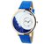 Authentic Daimond blue analog watch for girlswomen.DAIMOND BLUE