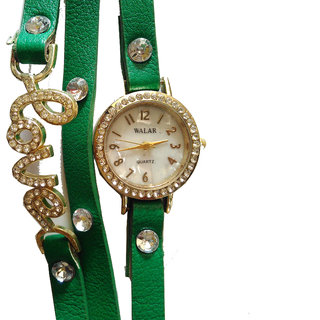 WALAR Love Bracelet Wrist Watch Blue
