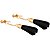 STRIPES Presents New Collection faux leather tassel earrings Black and Golden Colour Dangle Earrings For Girls / Women