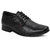Red Chief Black Men Derby Formal Leather Shoes (RC3413 001)