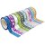 Colourful Decorative Adhesive Glitter Tape Roll - 10 Rolls