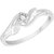 VK Jewels Single Stone Rhodium Plated Alloy Ring for Women  Girls Made With Cubic Zirconia- FR2622R VKFR2622R8