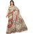 Triveni Beige Georgette Printed Saree With Blouse