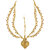 Zaveri Pearls Antique Gold-Toned Traditional Maangtikka-ZPFK6634
