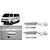 Autonity Chrome Car Door Handle Covers Set of 4-Maruti Omni
