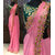 Srk Pink Colour Chanderi Silk Embroidered  Saree