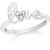 VK Jewels Love Rhodium Plated Alloy Ring for Women  Girls Made With Cubic Zirconia- FR2278R VKFR2278R8  