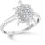 VK Jewels Tortoise Rhodium Plated Alloy Ring for Women & Girls Made With Cubic Zirconia- FR1918R [VKFR1918R8]