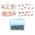 Combo of 3 Sheets Nail Art Lace Butterfly Flower Water Transfer Sticker Decal