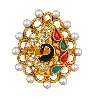Buy Spargz Traditional Peacock Design Gold Plated American Diamond Cocktail Finger Rings For Women Aifr 119 Online 469 From Shopclues India is a land where auspiciousness and inauspiciousness draw much attention. shopclues