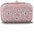 Tarusa Pink Embroidered Clutch