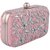 Tarusa Pink Embroidered Clutch