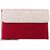 Tarusa Red Solid Clutch