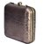 Tarusa Brown Solid Clutch