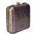 Tarusa Brown Solid Clutch