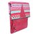 Tarusa Red Geometric Clutch