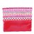 Tarusa Red Geometric Clutch