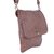 Tarusa Brown Solid Clutch