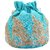Tarusa Blue Embroidered Potli Bag