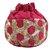 Tarusa Red Embroidered Potli Bag