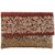 Tarusa Brown Embroidered Clutch