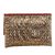 Tarusa Brown Embroidered Clutch