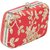 Tarusa Red Embroidered Box Clutch