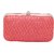 Tarusa Red Embroidered Box Clutch