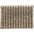 Tarusa Black Striped Envelope Clutch